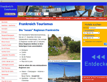 Tablet Screenshot of frankreich-tourismus.com